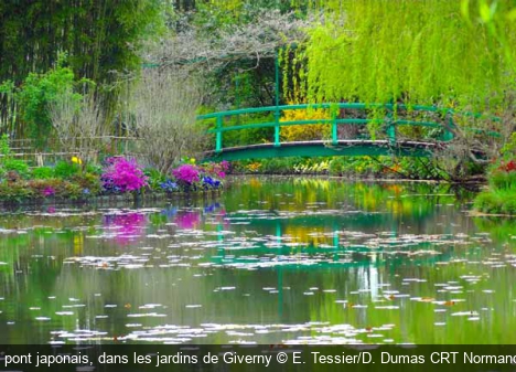 Le pont japonais, dans les jardins de Giverny E. Tessier/D. Dumas CRT Normandie 