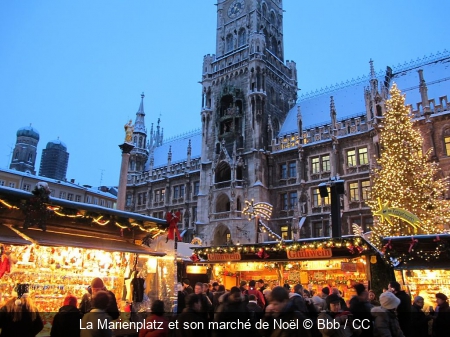 La Marienplatz et son marché de Noël Bbb / CC