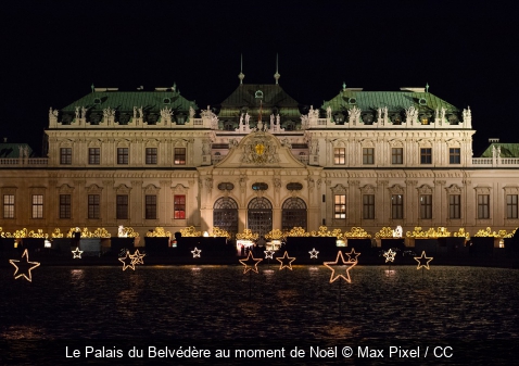 Le Palais du Belvédère au moment de Noël Max Pixel / CC