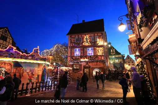 Le marché de Noël de Colmar Wikimedia / CC