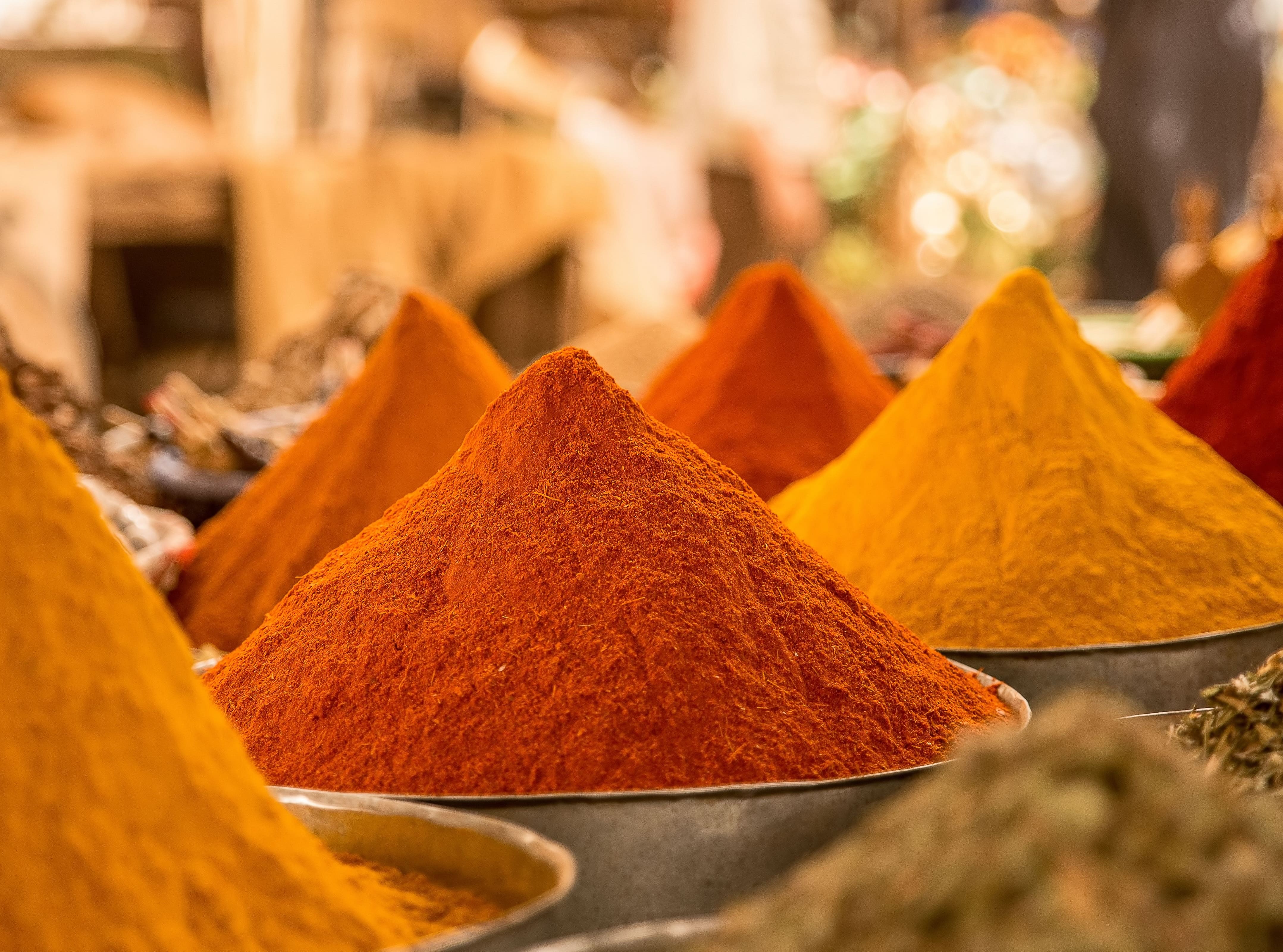Épices Marché Inde du Sud