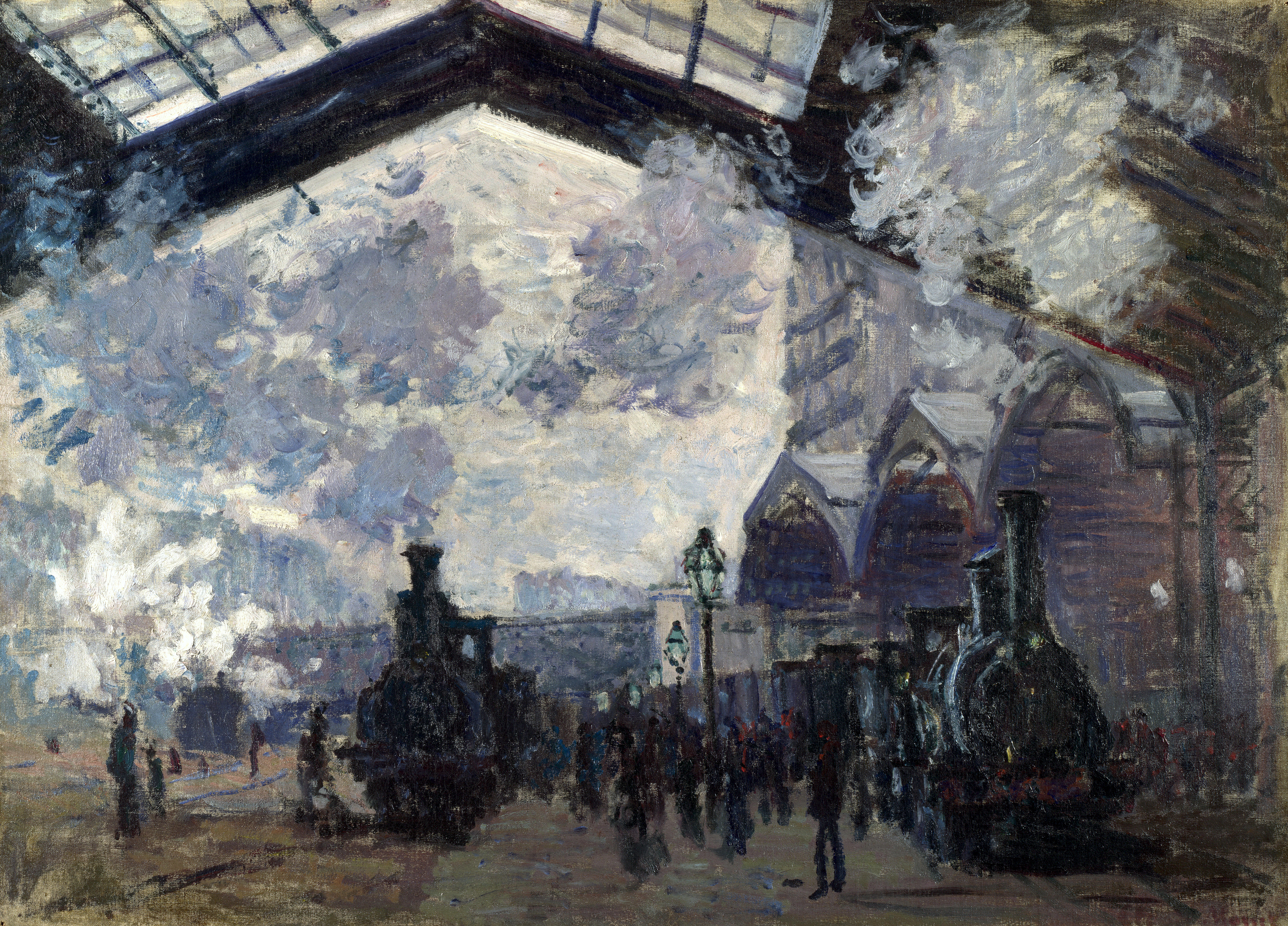 La gare Saint-Lazare, Claude Monet