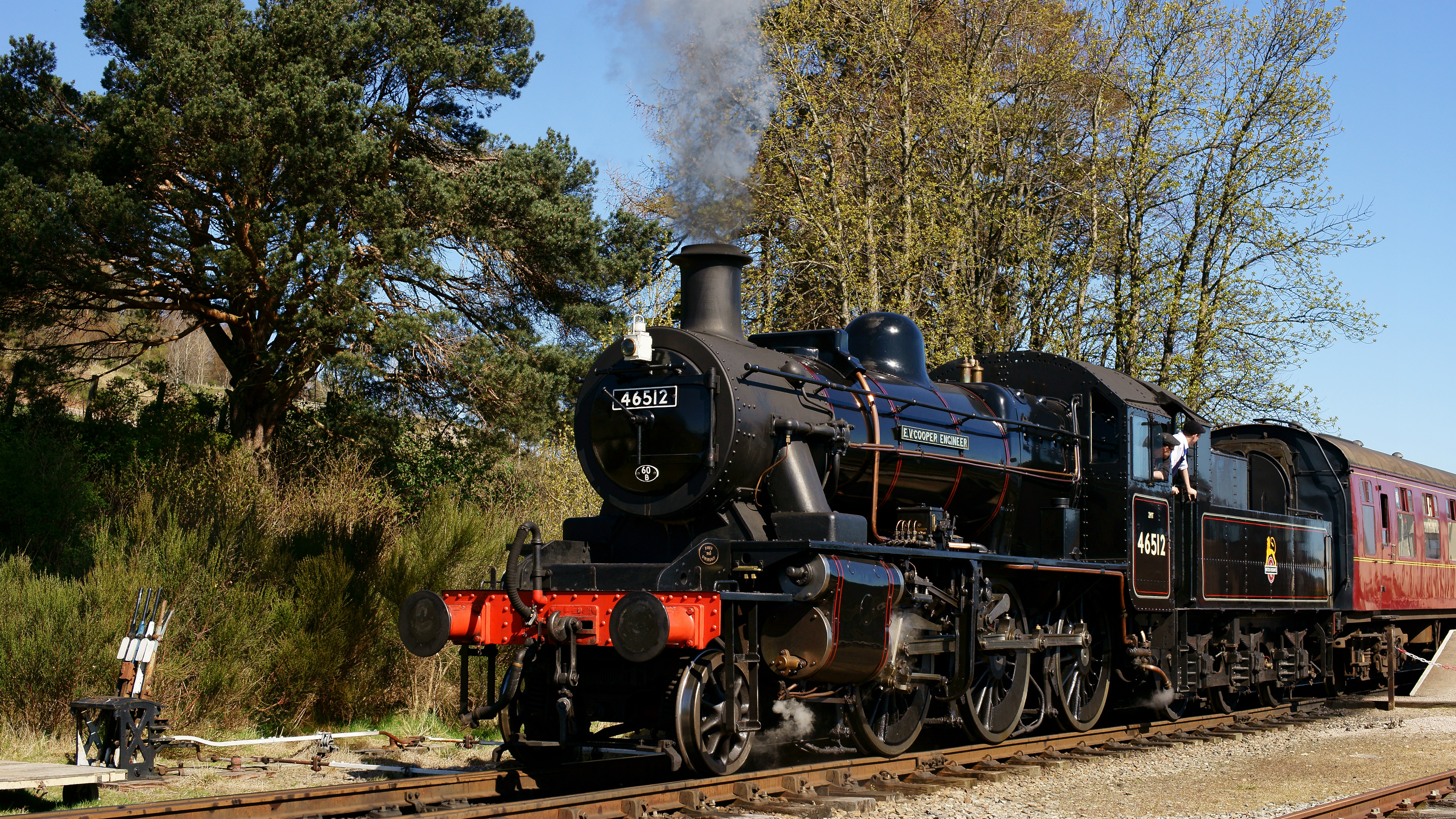 Le train à vapeur du Strathspey Railway, en Écosse