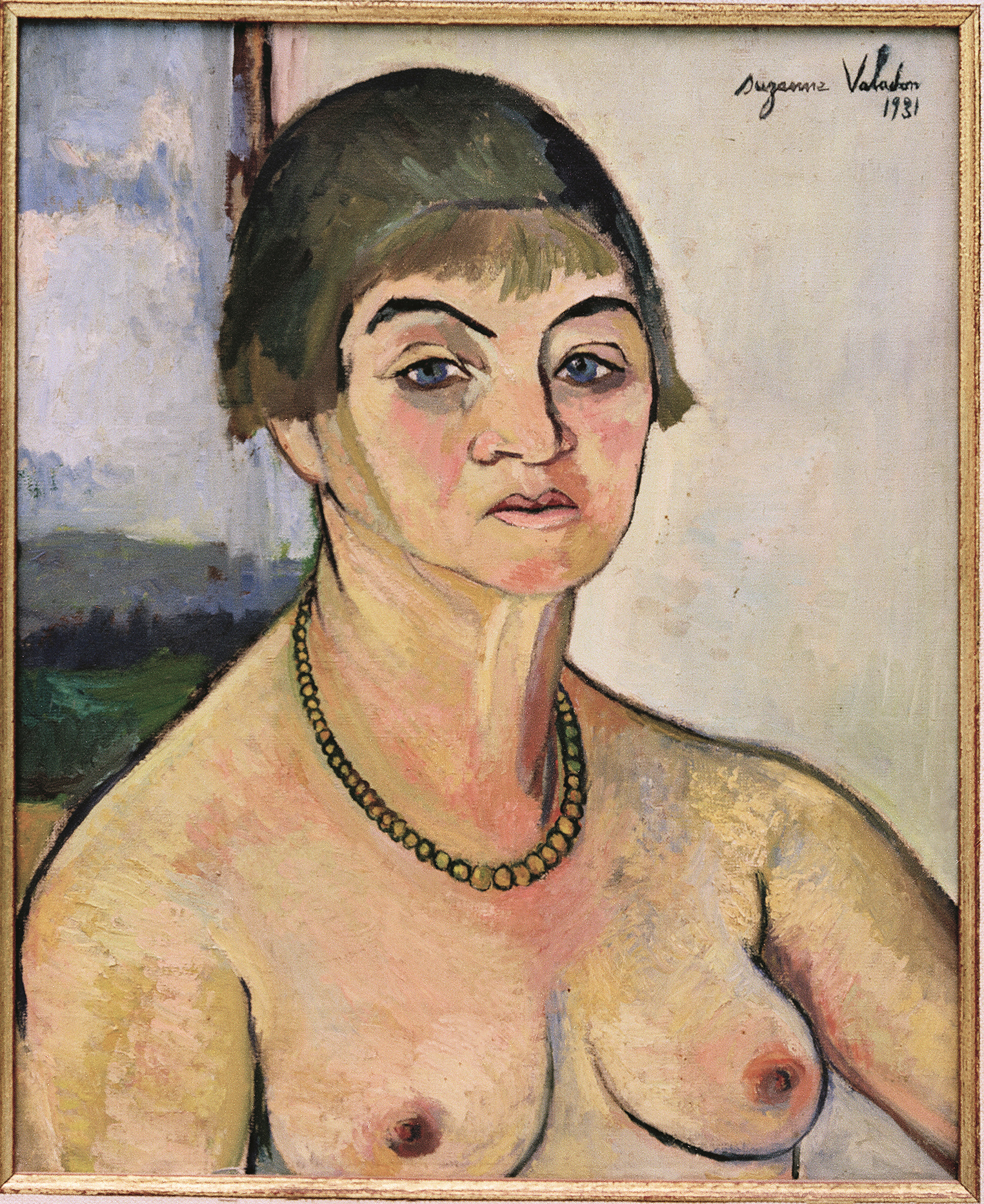 Autoportrait aux seins nus de Suzanne Valadon