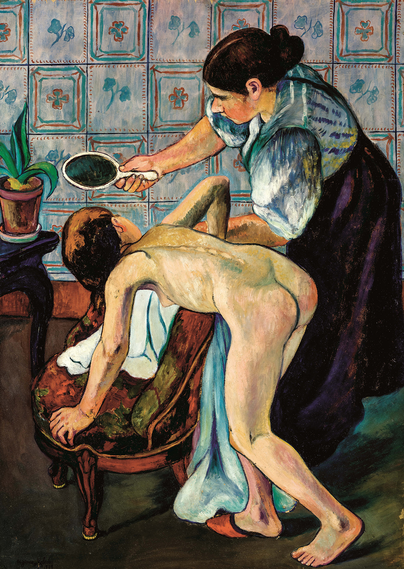 Suzanne Valadon – La Petite Fille au miroir
