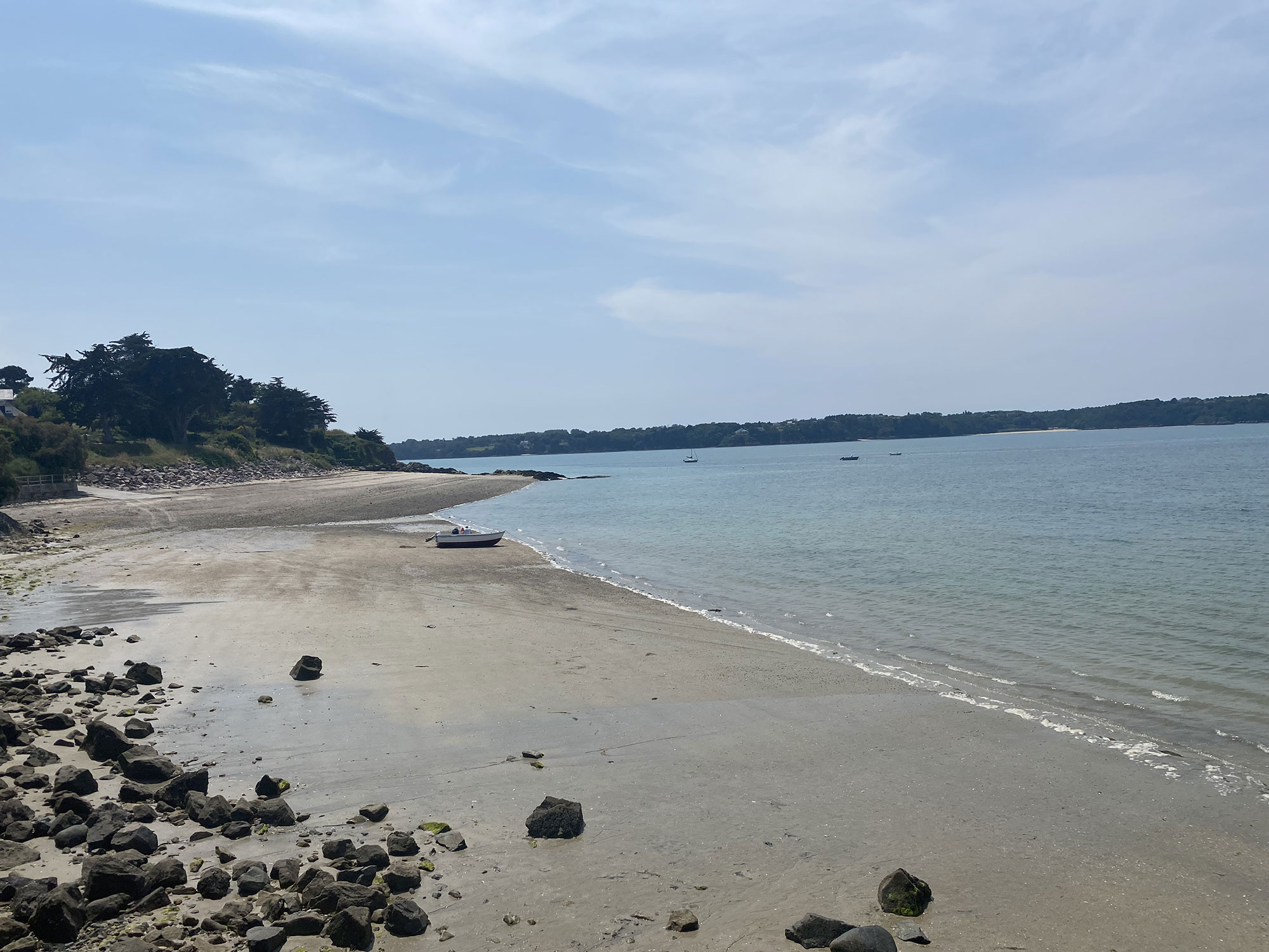 La plage à Saint-Jacut-de-la-Mer