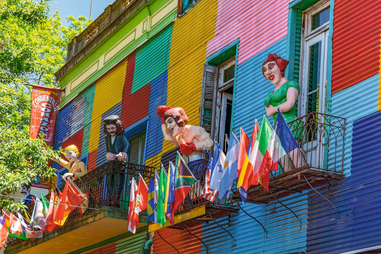 Le quartier coloré de la Boca à Buenos Aires