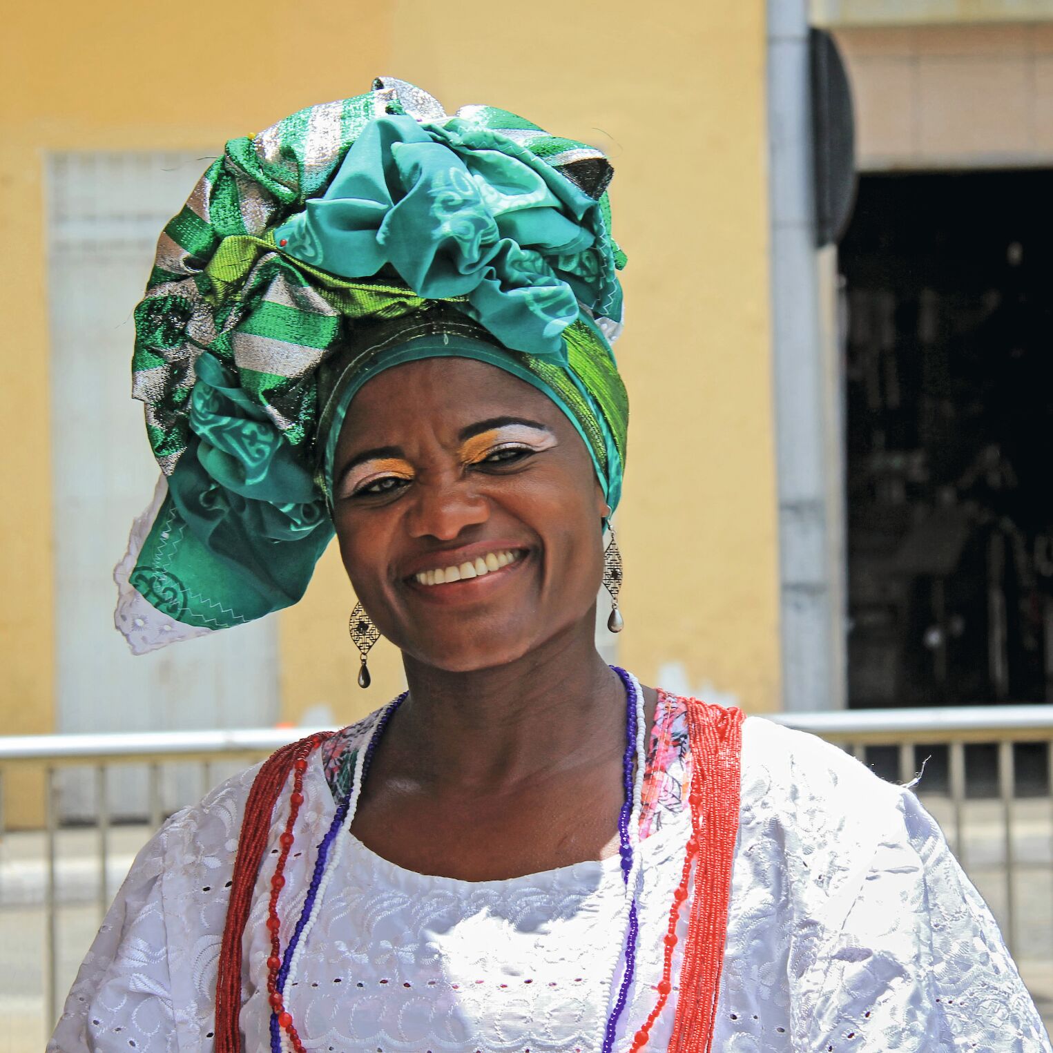 Portrait de Bahianaise au Brésil
