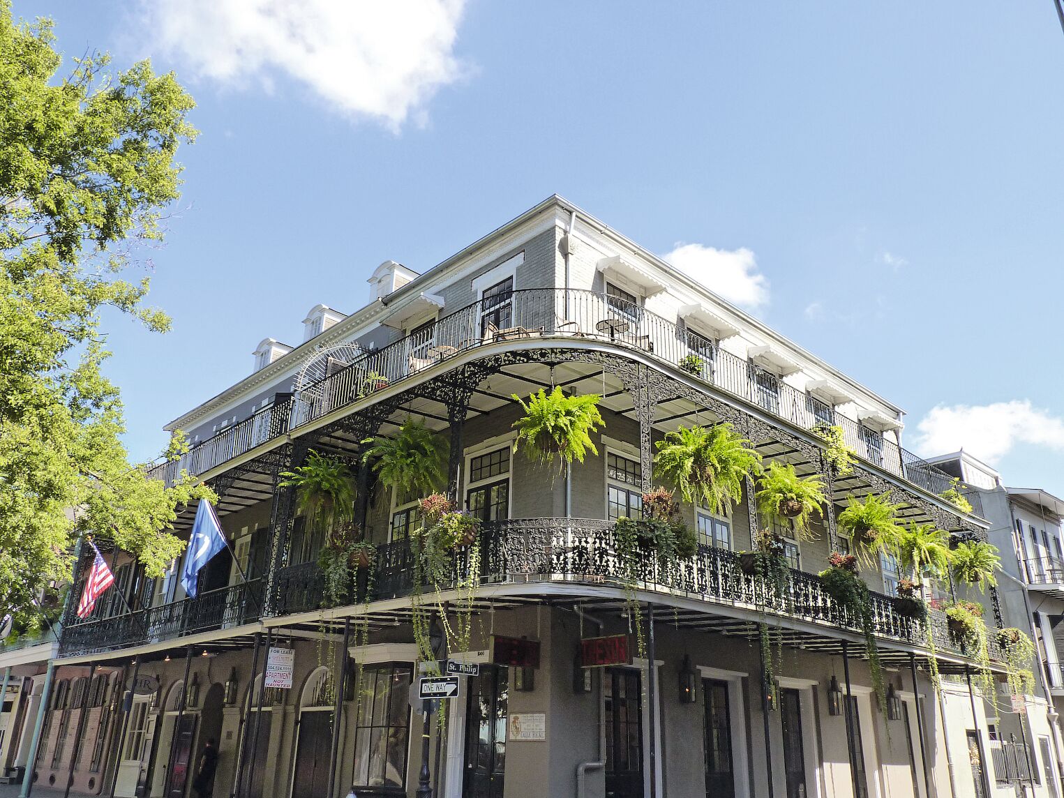 Dans le quartier historique du Vieux Carré, à La Nouvelle-Orléans