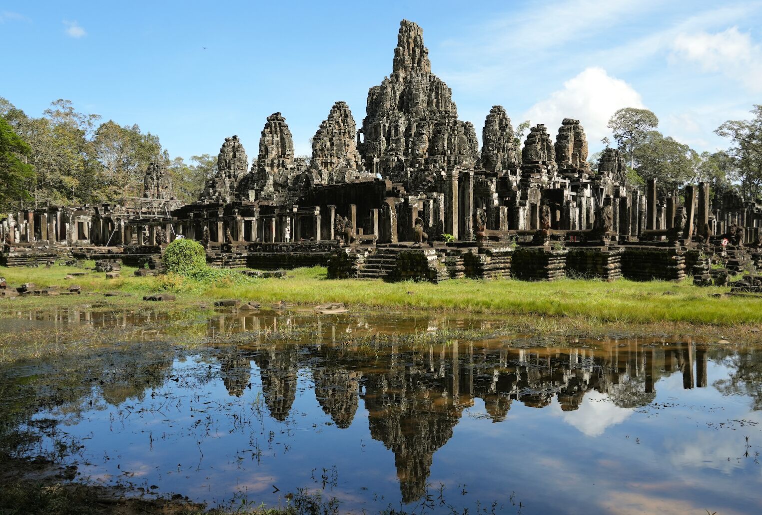 Le temple du Bayon sur le site d’Angkor Thom