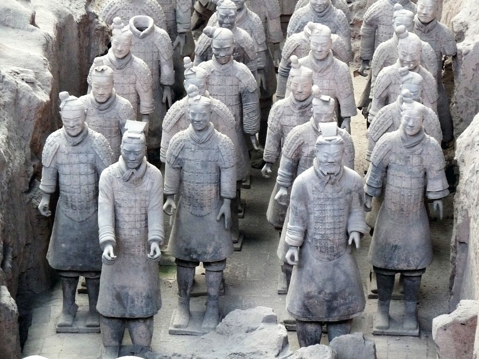 Les guerriers de la Grande Fouille, à Xi’an