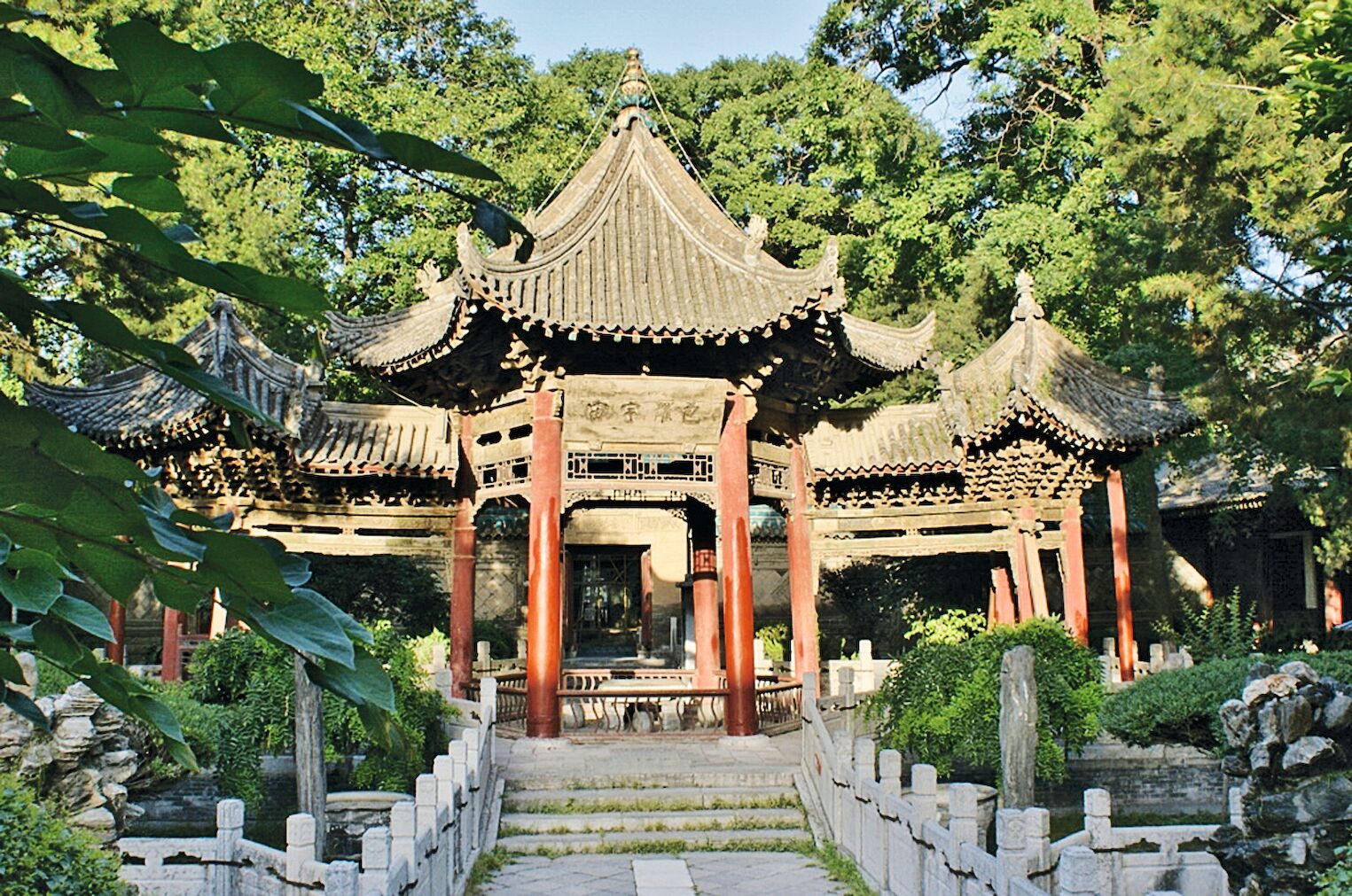 Le jardin de la Grande Mosquée, à Xi’an