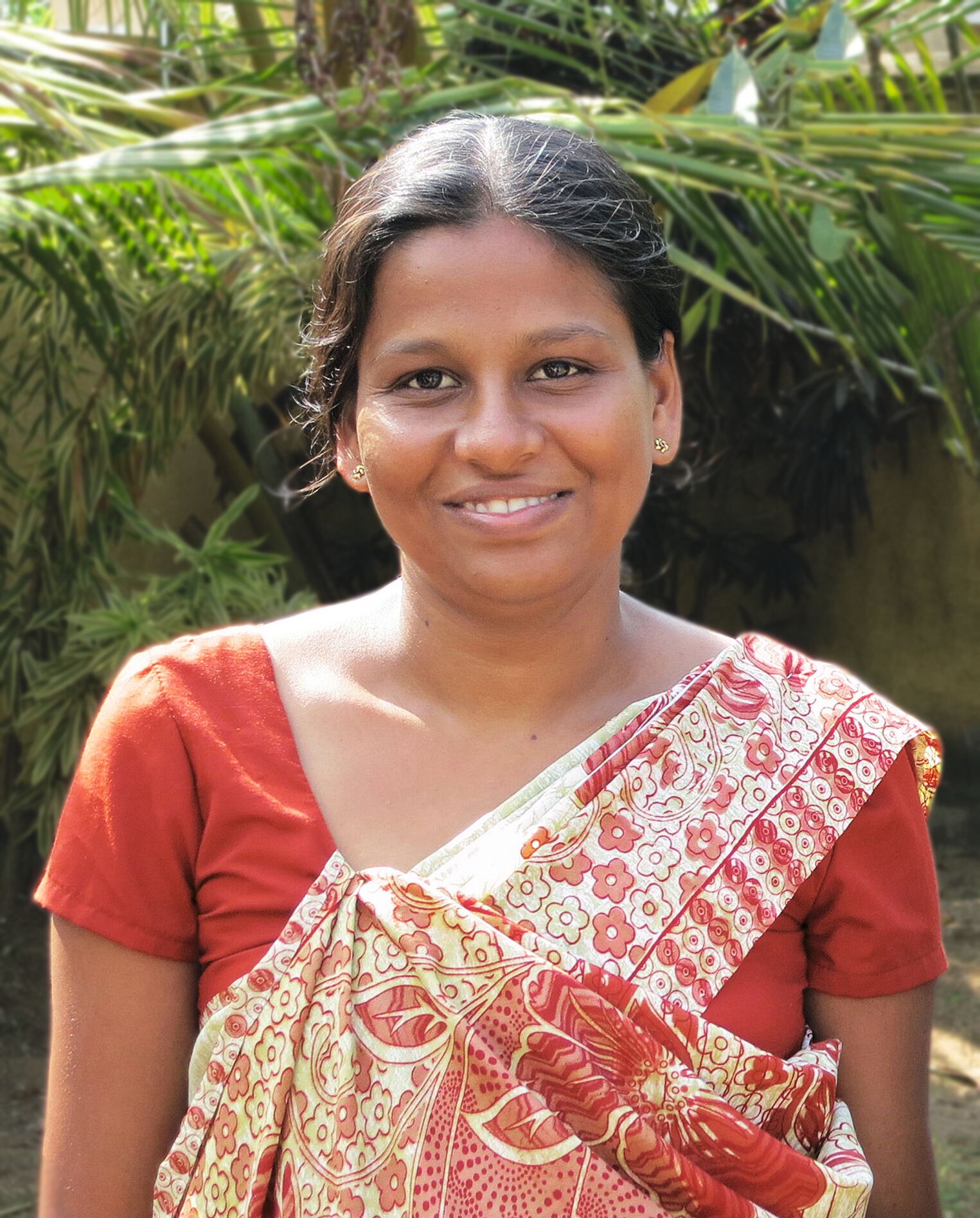 Portrait de femme sri lankaise