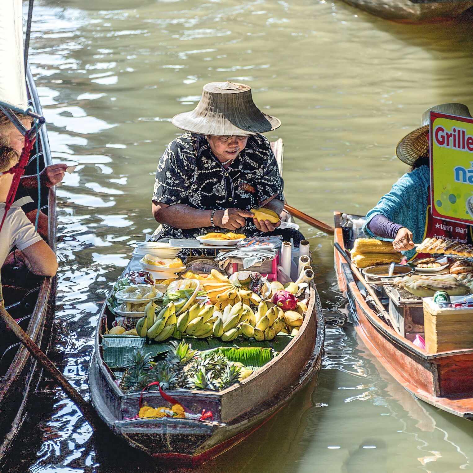 Le marché flottant de Damnoen Saduak