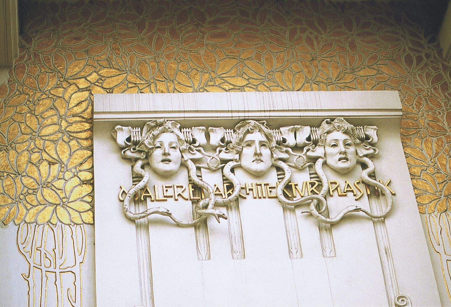 Le détail du pavillon Sécession, à Vienne © G. Luneau