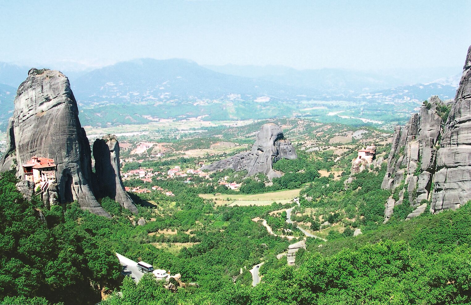 Vue sur la région des Météores