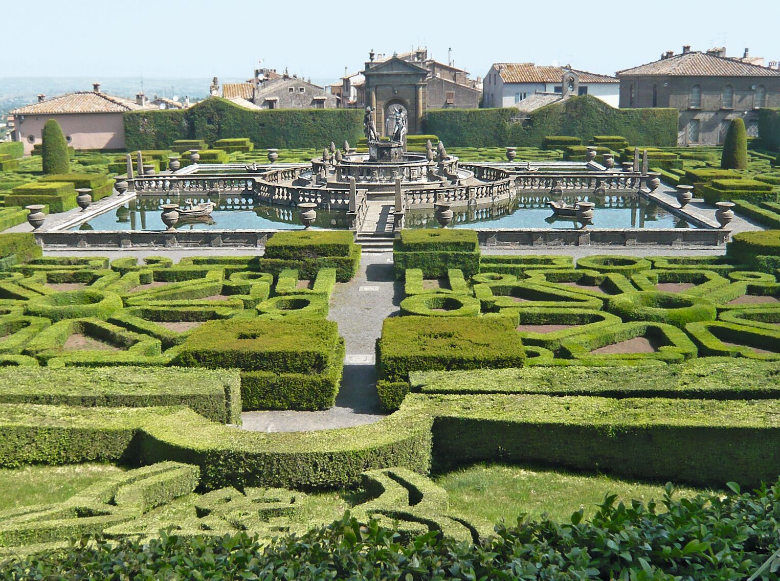 Le jardin de la villa Lante à Bagnaia