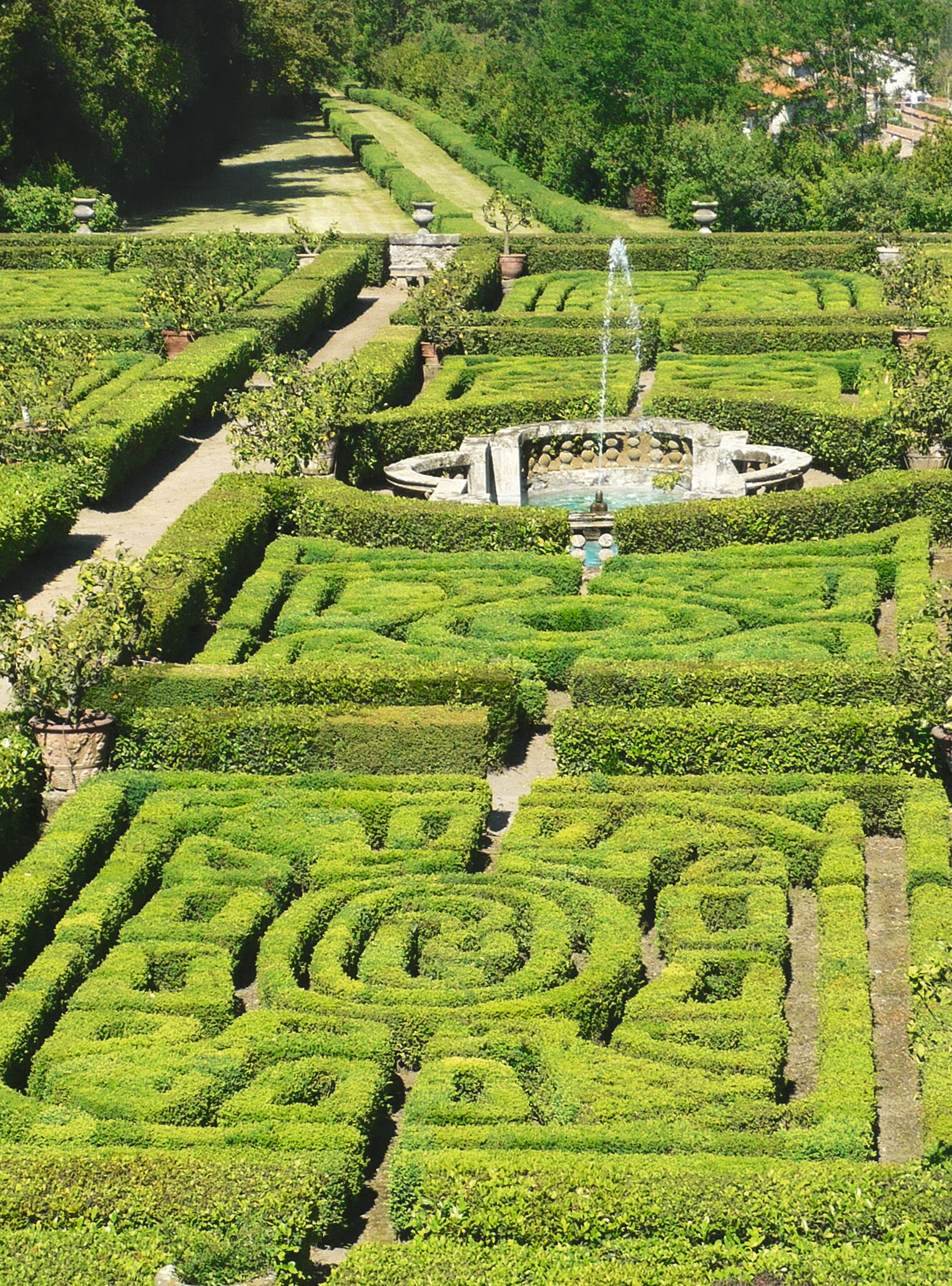 Les jardins du château de Ruspoli, à Vignanello