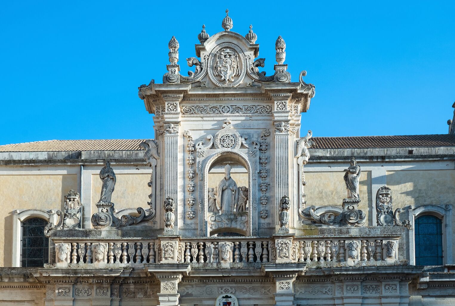 Détail de la cathédrale Notre-Dame de l'Assomption à Lecce