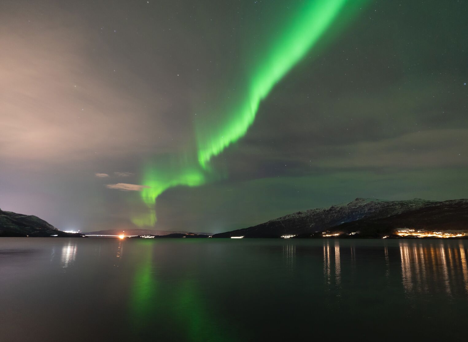 Aurore boréale en Norvège
