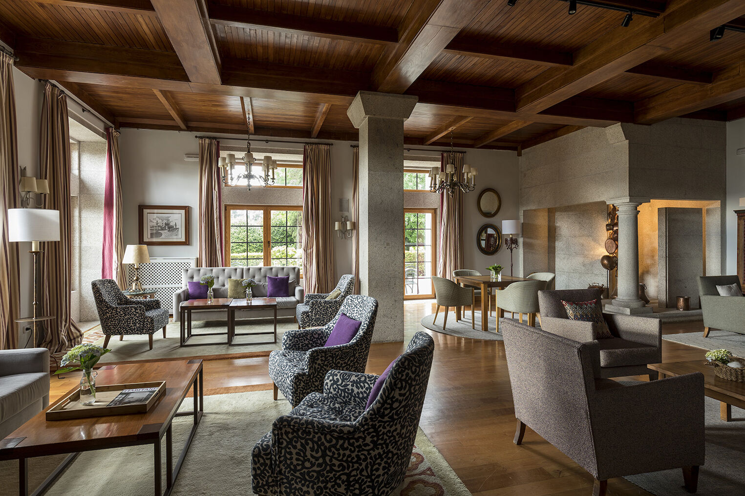 Salon dans le parador de Tui
